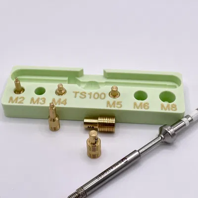 Giá đỡ lưu trữ đầu hàn và chèn ren TS100