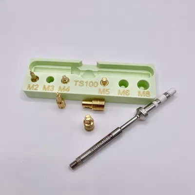 Giá đỡ lưu trữ đầu hàn và chèn ren TS100