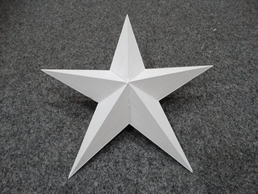 Ngôi sao năm cánh trang trí cho mùa lễ hội - Image 1