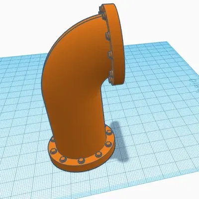 Hệ thống ống thoát nước với ống thẳng và cong