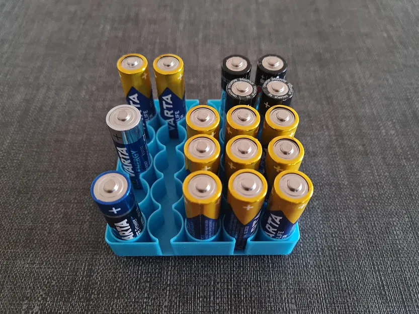 Hộp pin AA - Gridfinity - Vasemode - 15 kích cỡ khác nhau - Image 2