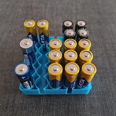 Hộp pin AA - Gridfinity - Vasemode - 15 kích cỡ khác nhau