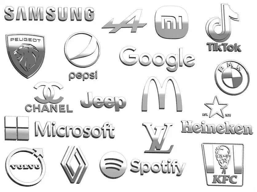 Hơn 100 Logo Nổi Tiếng Thế Giới (+DXF) - Image 3