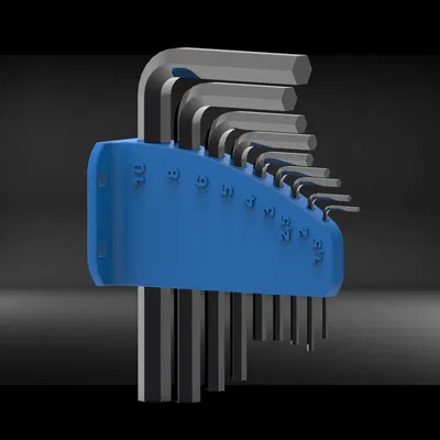 Giá đỡ chìa khóa Allen kích thước 1,5 - 10mm