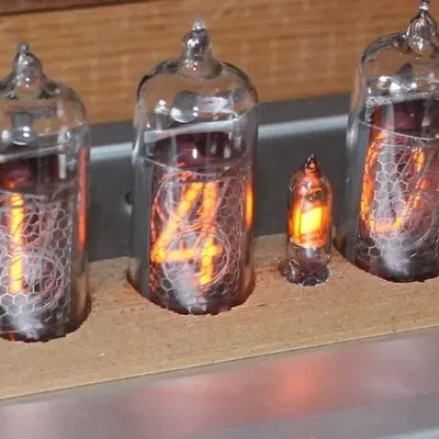 Chi tiết trang trí cho vỏ nixieclock