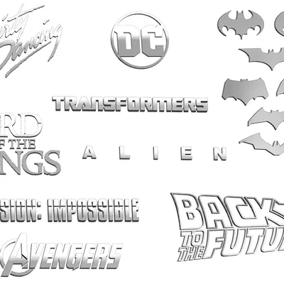 +30 Logo Phim Nổi Tiếng (+DXF)