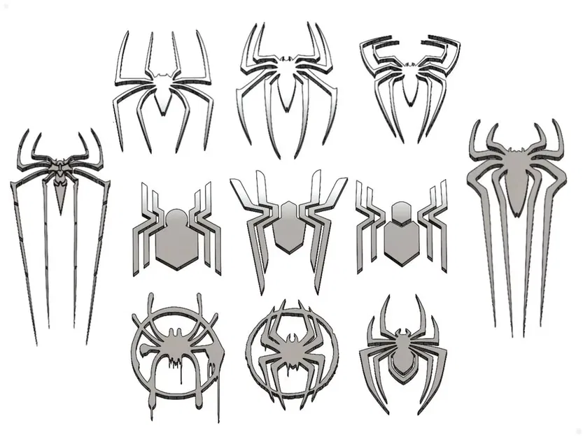Lịch Sử Logo Spider-Man (+DXF) - Image 1