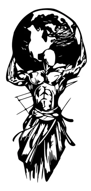 Tác phẩm nghệ thuật treo tường Atlas - Image 1