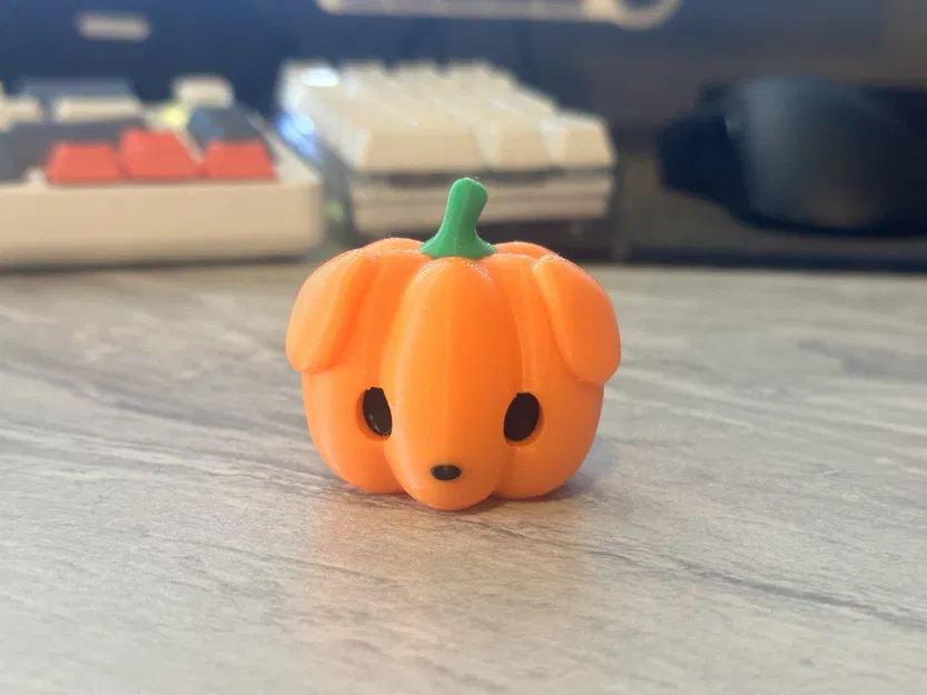 Chó con bí ngô dễ thương đi kèm mèo pumkiee - Image 3