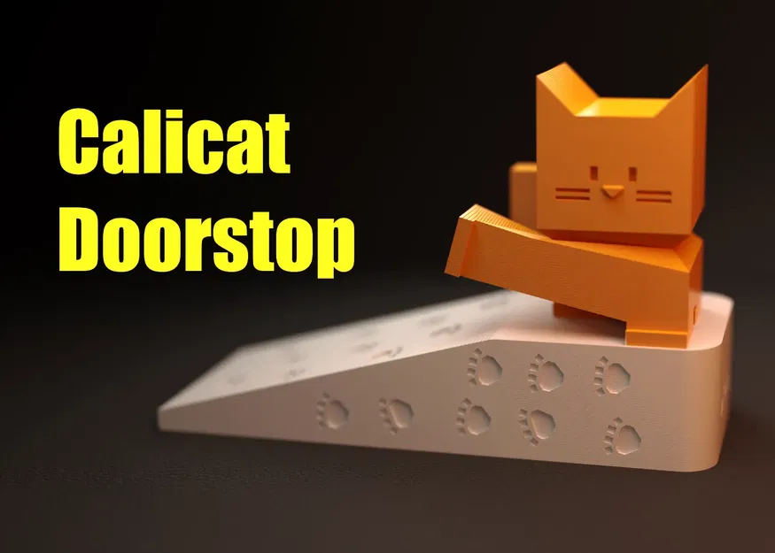 Giá đỡ cửa hình mèo Calicat đáng yêu - Image 1