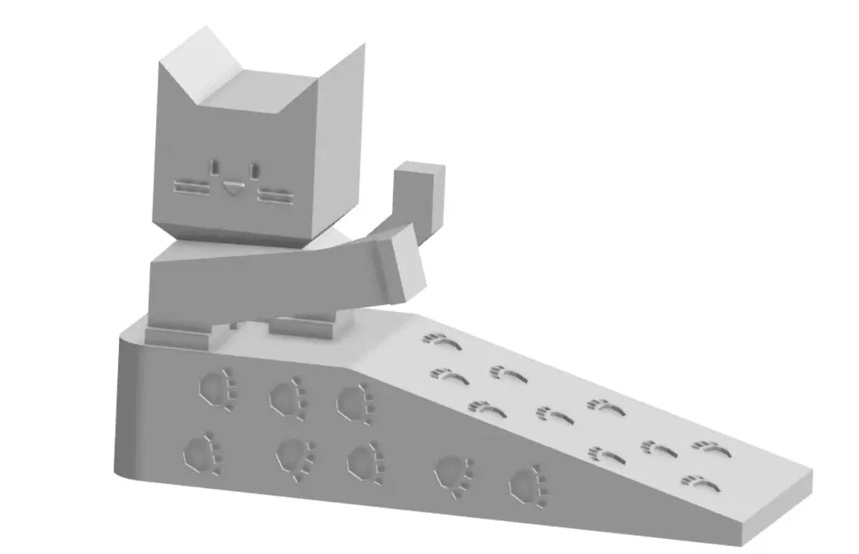 Giá đỡ cửa hình mèo Calicat đáng yêu - Image 2