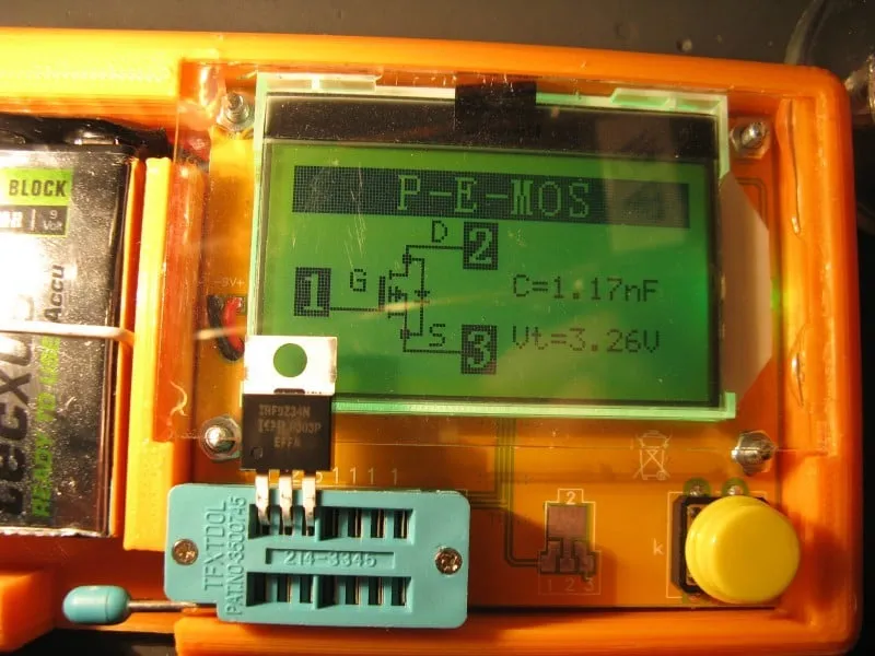 Vỏ bảo vệ đồng hồ LCR-T4 và bộ kiểm tra transistor - Image 2