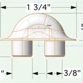 Phụ kiện lắp đặt dây trên boong kayak Maroske - Thumbnail 2