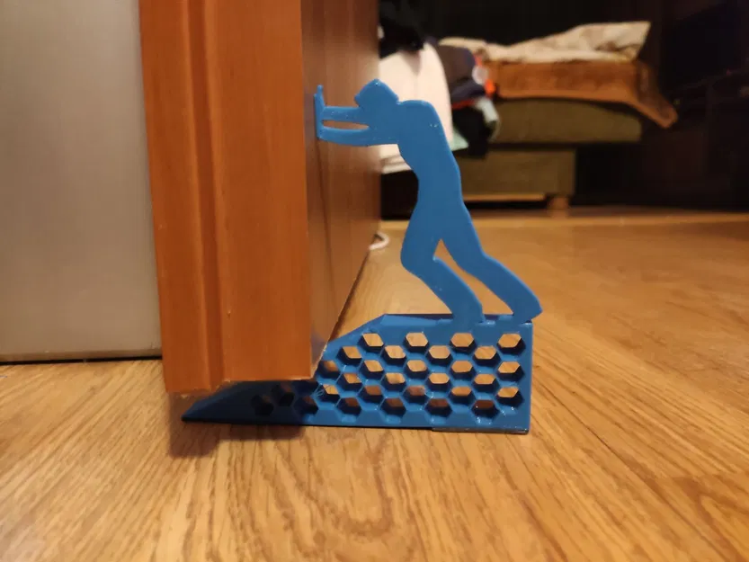 Đế chặn cửa hình người đẩy đơn giản - Image 1