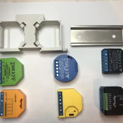 Giá đỡ shelly đôi cho mô-đun din đơn