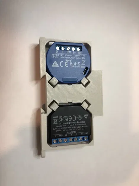 Giá đỡ shelly đôi cho mô-đun din đơn - Image 7