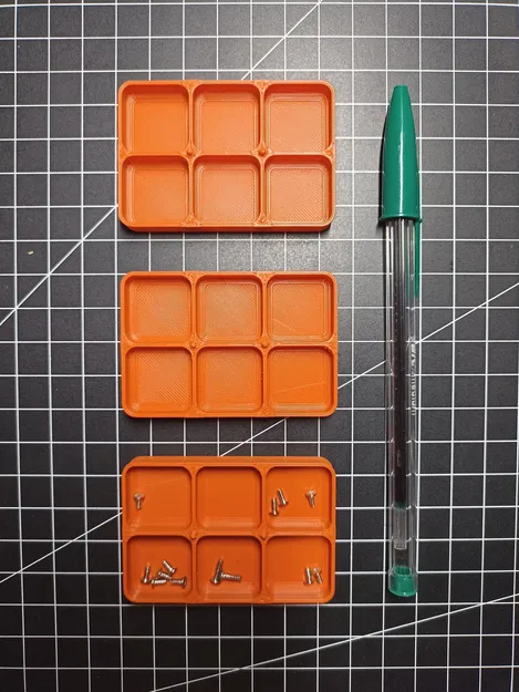 Bộ tổ chức vít nhỏ gọn và xếp chồng được - Image 2