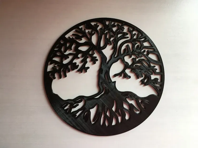 Cây sự sống Yggdrasil trang trí tường 2D - Image 3