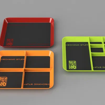 Khay Đựng Linh Kiện Cơ Khí 145x170x15mm - Đồ Nghề Cơ Khí