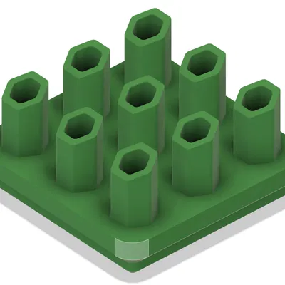 Giá đỡ bit từ tính Gridfinity Wowstick nhỏ gọn