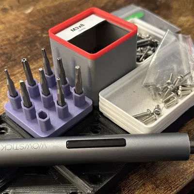 Giá đỡ bit từ tính Wowstick cho hệ thống Gridfinity