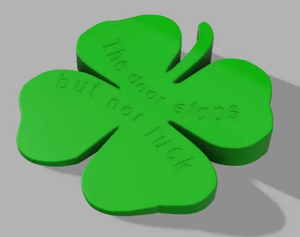 Giá đỡ cửa hình bông cỏ 4 lá - Image 1