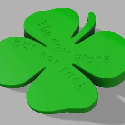 Giá đỡ cửa hình bông cỏ 4 lá