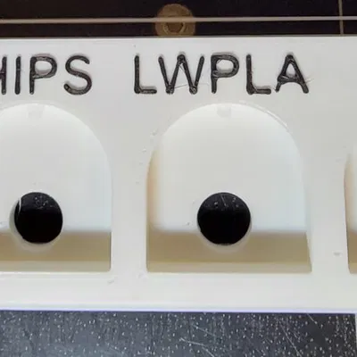 Chú thích màu sắc cho các loại filament trong in 3D