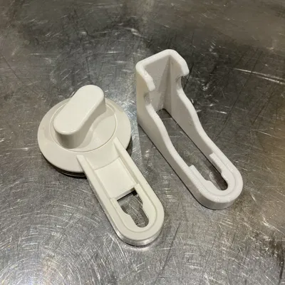 Đế hút thay thế IKEA Tisken với móc tùy chỉnh