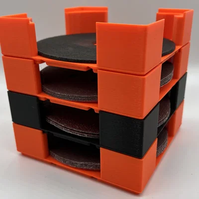 Giá đỡ đĩa nhám 125mm kiểu dáng tối giản Gridfinity