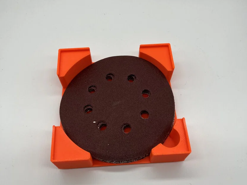 Giá đỡ đĩa nhám 125mm kiểu dáng tối giản Gridfinity - Image 2