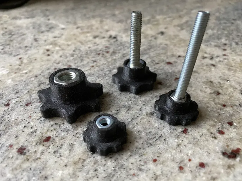 Núm vặn kẹp cho vít và đai ốc tiêu chuẩn M4 M5 M6 M8 - Image 2