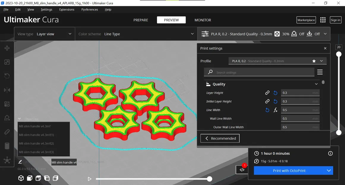 Núm vặn kẹp M8 kiểu dáng mỏng gọn - Image 6