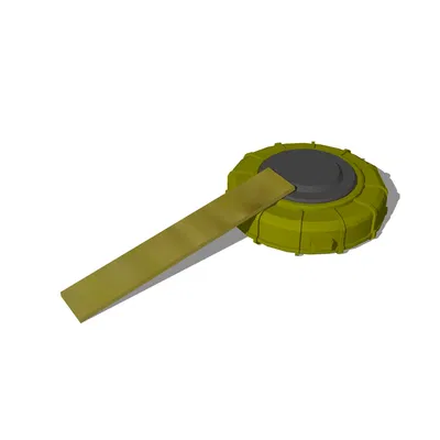 Giá đỡ cửa sáng tạo hình mìn chống người