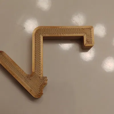 Kẹp vòi hoa sen cho thanh vuông 20mm xoay 45 độ