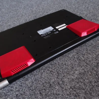 Giá đỡ laptop gắn băng dính foam hai mặt cho thông thoáng tốt hơn