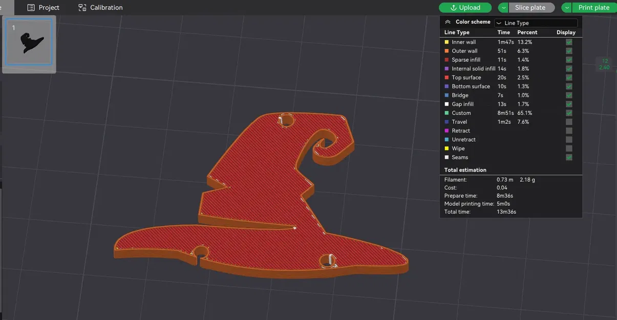 Mũ phù thủy bí ngô Halloween v3 - Image 1