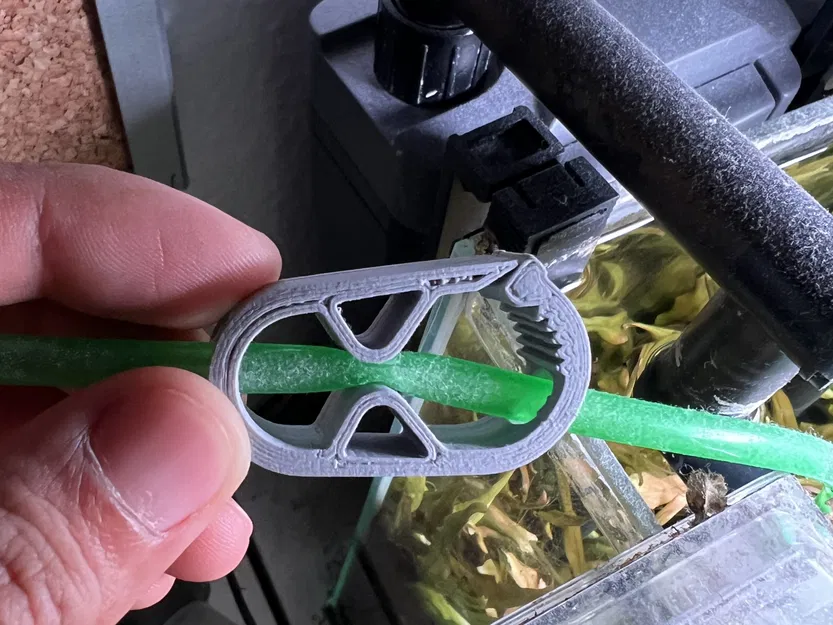 Kẹp ống oxy cho bể cá bằng ABS ASA - Image 1