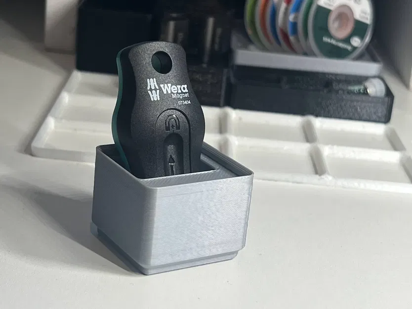 Giá đỡ cho máy từ Wera Magnetiser #Gridfinity - Image 1