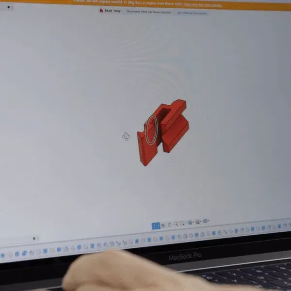 Kẹp thay thế cho ống hút máy hút bụi VOLTA - Image 3