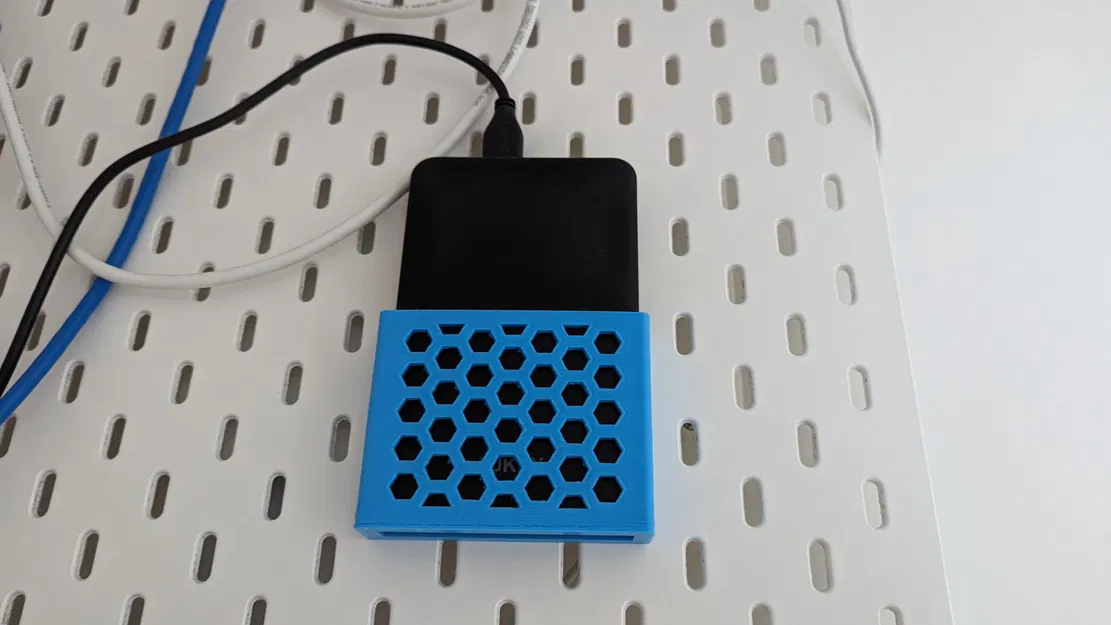 Giá đỡ ổ cứng ngoài 2.5" cho bảng Skadis - Image 1