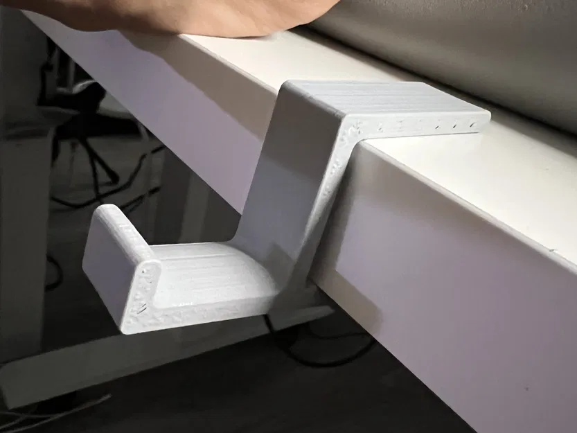 Giá đỡ tai nghe cho bàn ikea dày 35mm - Image 1