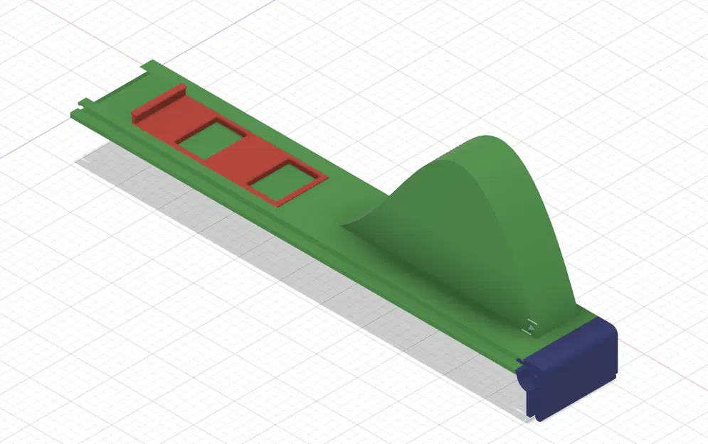 Giá đỡ thông gió K1 với khe cho dây cáp - Image 1