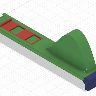 Giá đỡ thông gió K1 với khe cho dây cáp