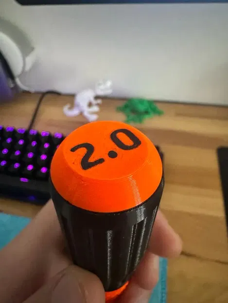 Khóa và nắp hai màu cho tay cầm chìa Allen - Image 1