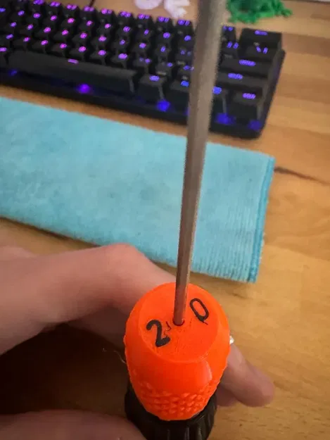 Khóa và nắp hai màu cho tay cầm chìa Allen - Image 3