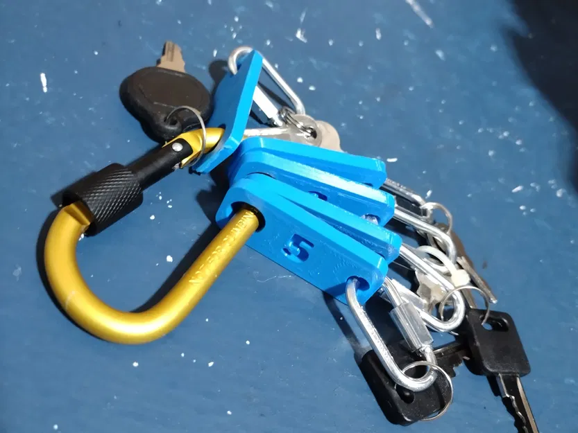 Thẻ khóa số cơ bản cho chìa khóa và khóa cửa - Image 1