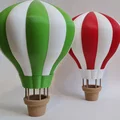 Bóng bay khí nóng truyền thống nhiều màu sắc 24 cm - Thumbnail 1