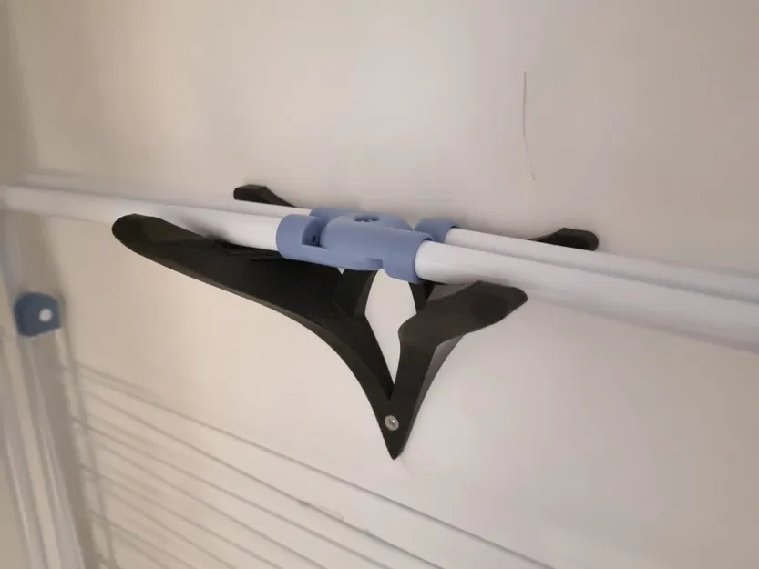 Giá treo quần áo gắn tường tiết kiệm không gian - Image 1