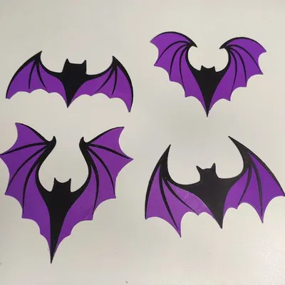 Bộ sưu tập dơi ma cà rồng hai lớp trang trí Halloween